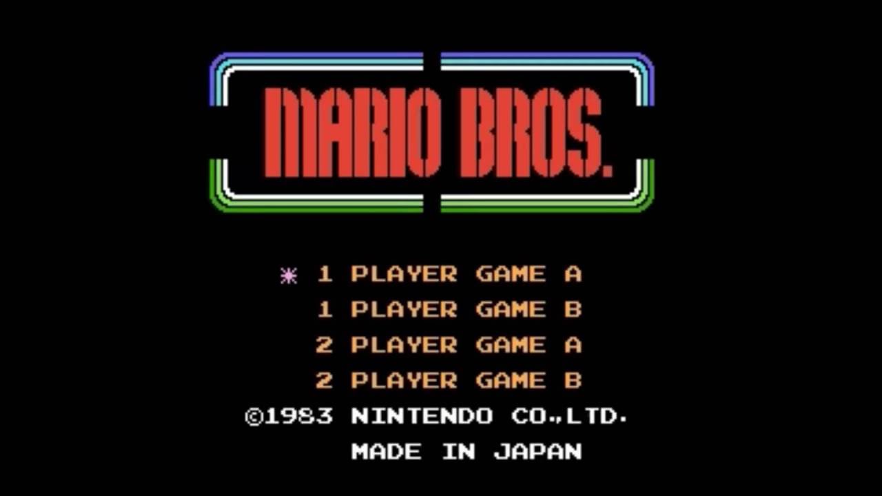 Un poquito de historia el primer juego sobre Mario Bros